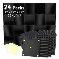 Focusound 24 Pack Acoustic Foam Panels 1