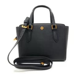 Tory Burch Emerson Mini Top Zip Tote Crossbody Bag - Black