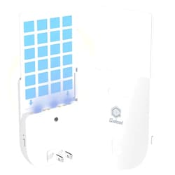 Gideal Flying Insect Trap Indoor Plug in Bug Light Catcher Insect Killer Gnats Mosquito White Black (Device + 5 Glue Cards)