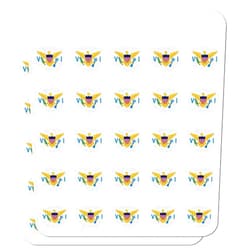 GRAPHICS & MORE Virgin Islands US Territory Flag Planner Calendar Scrapbooking Crafting Stickers