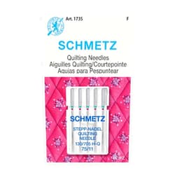SCHMETZ Quilting Needles - Size 75/11, 5-Needle Cards, Pack of 1