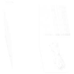 Vin Beauty 25 Pcs Air Freshener Sublimation Blanks Car Scented Hanging Sheets Felt Sublimation Air Freshener Sheets with 25 Pcs Bags and 1 Roll Rope White Fragrant Sheets for Car Interior Decor