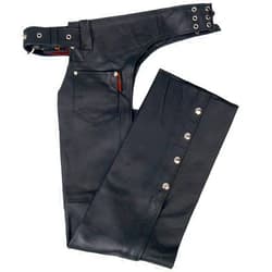 Hot Leathers Fully Lined Leather Chaps