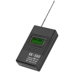Tangxi RK560 Mini Radio Frequency Counter Meter,50MHz-2.4GHz Radio Frequency Counter with CTCSS/DCS Decoder,Portable Handheld Frequency Counter Meter,1K / 0.1K.