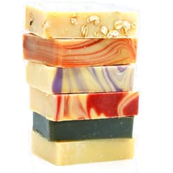 Way Natural Goat Milk Soap Bars, Variety (6 Hand/Body Soap Bars) - Gentle, No Dyes, Real Goat Milk Bar Soap for Men & Women - Natural, Organic Goat Soap (Large, 5oz)