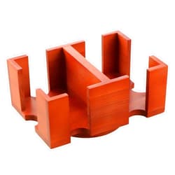 Mifoci Playing Wooden Card Tray Canasta Card Holder 6 Deck Rotating Playing Holder 360 Degree Swivel Wood Poker Dual Deck Tray for Adult Table Play Parties(7.09 x 5.12 x 3.35 Inch)