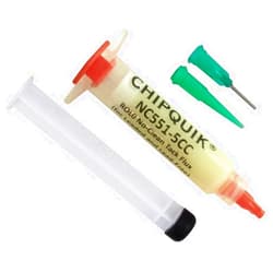 Chip Quik NC551-5CC ROL0 No-Clean Tack Flux in a 5cc/5g syringe w/plunger & tips
