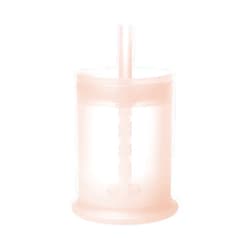 Olababy Silicone Training Cup with Straw Lid | Babies Water Drinking Cup | 6+ Mo Infant To 12-18 Months Toddler | Sippy Cup For Kids & Smoothie Cup | Baby Led Weaning (Coral, 5 oz)