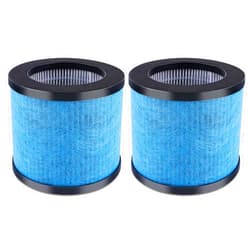 KEEPOW TPAP002 Hepa Filter Replacement Compatible with TOPPIN TPAP002 HEPA Air Purifier Comfy Air C1, Part # TPFF002 (2 Pack)