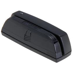 MagTek 21073062 Dynamag Magnesafe Triple Track Magnetic Stripe Swipe Reader with 6' USB Interface Cable, 5V, Black