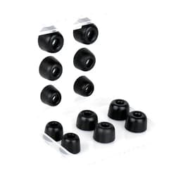 YINYOO 6 Pairs KZ ZS10 Pro Earbud Tips, KBEAR KF01 Memory Foam Noise Canceling IEM Ear tips for in ear Monitors, Suitable for ZAR, ZAS, CCZ Melody, DC02, KS1, Tangzu Wan'er, CCA CRA, AS16, EDX (L/M/S, Black)