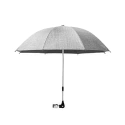 Nakazawa Umbrella Baby Stroller Convenient and Lightweight, Clip-On, Adjustable Steering, The top of the Umbrella can Adjusted to Bend, Universal,Attachment for Sun Protection Cowboy Grey