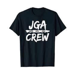Junggesellenabschied Kleidung Oberteil für Gruppen JGA - Jung Geil Assi - Stag Night Funny Theme T-Shirt