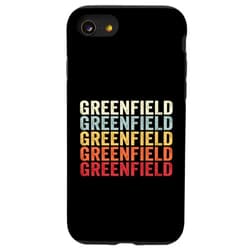 Greenfield California Greenfield CA Retro Vintage iPhone SE (2020) / 7 / 8 Greenfield California Greenfield CA Retro Vintage Text Case