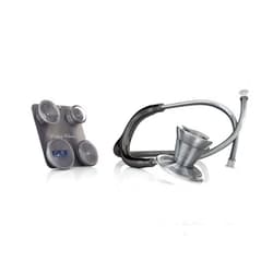 MDF Instruments Metalika ProCardial Cardiology Stethoscope +MDF Pediatric and Neonatal Attachments with Clip