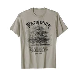 Jason Travis Ott Petrichor - The Scent of Rain - Grandiloquent Word T-Shirt