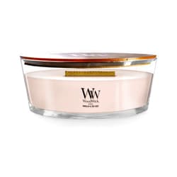WoodWick Ellipse Scented Candle, Vanilla & Sea Salt Scent, Crackles as it Burns, Up to 50 hours Burn Time, Premium Soy blend, Perfect for gifting, 16oz