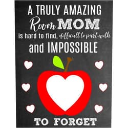 School Sentiments Studio,Sentiments Studios A Truly Amazing Room Mom Is Hard To Find, Difficult To Part With And Impossible To Forget: Thank You Appreciation Gift for School Room Moms : Notebook | Journal | Diary for World's Best Classroom Mom