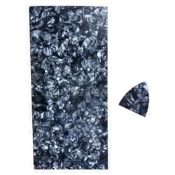 Generic Acoustic Guitar Veneer Plate&Triangle Truss Rod Cover Gray Pearl