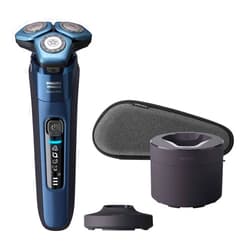 Philips Norelco Shaver 7700, Rechargeable Wet & Dry Electric Shaver with SenseIQ Technology, Quick Clean Pod, Charging Stand and Pop-up Trimmer, S7782/85 for Unisex Adult