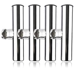 Geeyae 4 Pack Stainless Boat Fishing Rod Holder for Rails 1-1/4