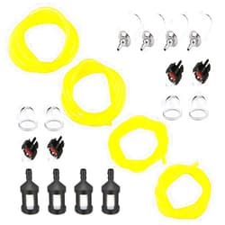 Aulufft 20 Feet Fuel Lines Hose 4 Sizes with Fuel Filter and Primer Bulb,Replacement Set for Chainsaw String Trimmer Leaf Blower Lawnmower Common 2 Cycle Small Engine
