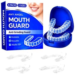 Any Angel Anti Grinding Mouth Guard, Mouth Guard for Grinding Teeth at Night, Night Guard for Sleep for Adults, Reusable EVA Material with Case
