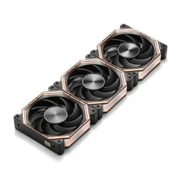 darkFlash INF34 120MM PC Case Fan, Daisy-Chain, up to 2000RPM Cooling, 4-Pin PWM, ARGB CPU Cooling Computer Fan, 3 Pack (Forward, Black)