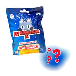 UCC Distributing PET Simulator X - Mystery Pet Minifigure Toys with Collector Clip - Blind Bag 1 Pack and Chance of DLC Code - Surprise Collectable