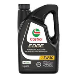 Castrol EDGE 5W-30 Advanced Full Synthetic Motor Oil, 5 Quarts