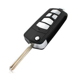 Oulesh Car Key Fob Cases for Kia, 5 Buttons Upgraded Blank Flip Folding Remote Key Shell