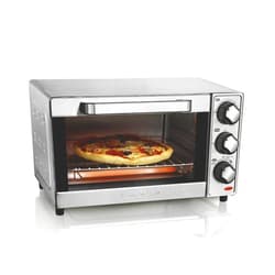Hamilton Beach Countertop Toaster Oven & Pizza Maker Large 4-Slice Capacity, Stainless Steel (31401)