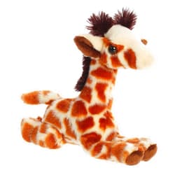 Aurora® Adorable Mini Flopsie™ Giraffe Calf Stuffed Animal - Playful Ease - Timeless Companions - Brown 8 Inches