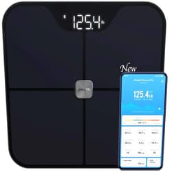 iHealth Nexus PRO Digital Bathroom Scale for Body Weight and Composition Health Analyzer with Smart Bluetooth APP to Monitor Body Fat, BMI, Muscle Mass, and More, Weighing Up to 400 lbs - Black