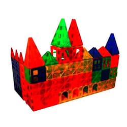 Mag Genius Mag-Genius Educational & Colorful Magnetic Building Blocks Set – 182+2-Piece Stackable Dynasty Series