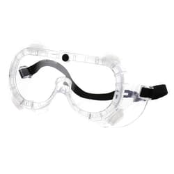 BBS SAFETY SAFETY Indirect Vented Safety Goggle, Scratch Resistant, Clear Lens, ANSI Z87.1 D3 Standard