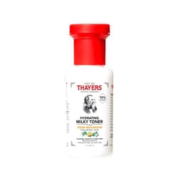 Thayers Milky Hydrating Face Toner with Snow Mushroom, Hyaluronic Acid and Elderflower, Dermatologist Recommended Gentle Alcohol Free Facial Skincare for Dry and Sensitive Skin, Paraben Free, 3 FL oz
