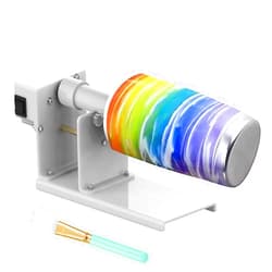 ERZHE 2 Ways Rotation Cup Turner Tumbler for Crafts,Tumbler Turner for DIY Glitter Epoxy, Professional Designed Tumbler Cup Spinner Machine Kit for Starter