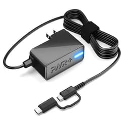 PWR+ 5V 3A Charger Compatible with Sony AC-E0530C 9-301-003-21 SRS-XB43 SRS-XB33 SRS-XB23 SRS-XB13 SRS-NS7 SRS-NB10 Extra BASS Portable Speaker AC Adapter - UL Listed, Extra Long Power Cord