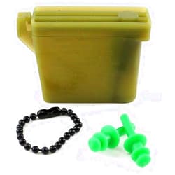 Vanguard Ear Plugs with Chain and Case