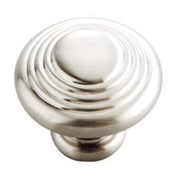 Hickory Hardware P3103-SN 1-1/4-Inch Fanfare Cabinet Knob, Satin Nickel