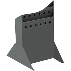 Safco Products 4323BL Steel Base for Steel Magazine Rack (sold separately), Black