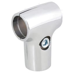 HUNGUN Silver Aluminum 25mm Display Rack Clamp Pipe Fittings Scaffold Composite Tube Connector Drying Rack Pipe Fitting