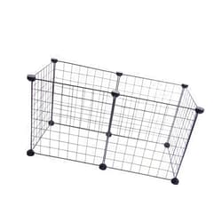 BESPORTBLE 1 Set Pet Fence Animal Kennel Cage Pet Safety Gate Pet Exercise Pen Dog Protection Net Puppy Enclosure Animal Playpen Foldable Dog Playpen Puppy Kennel Dog Crate Frame