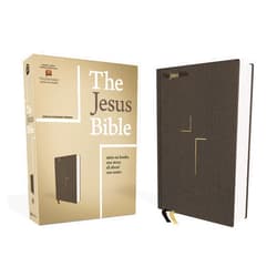 Zondervan,Passion Publishing The Jesus Bible, ESV Edition, Cloth over Board, Gray