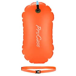 ProCase Swim Buoy Float, Swimming Bubble Safety Float with Adjustable Waist Belt for Open Water Swimmers, Triathletes, Snorkelers, Kayakers, Safe Swim Trainers