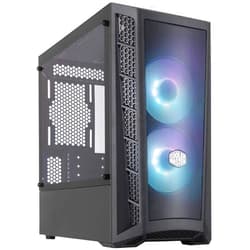 Cooler Master MasterBox MB311L ARGB Airflow Micro-ATX Tower with Dual ARGB Fans, Fine Mesh Front Panel, Mesh Intake Vents, Tempered Glass Side Panel & ARGB Lighting System