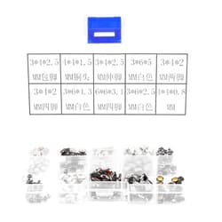 Walfront 250Pcs Tactile Push Button Plastic Micro Switch Assortment for Car Remote Control Key with Box to Multi Purpose Projects 12V