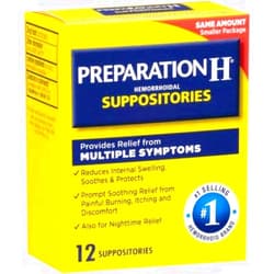 Preperation H Preparation H Suppositories (Pack of 2)