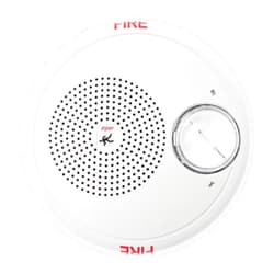 Edwards System Technologies (EST) EST Edwards GCHFWF-S7VMC Genesis Ceiling-Mt Round Speaker Strobe, 70-VRMS, White